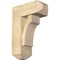 Ekena Millwork Westlake Craftsman Rough Sawn Bracket w/ Offset Brace, Douglas Fir, 8"W x 18"D x 26"H BKT0806X18X26WTL04RDF - alternate 1